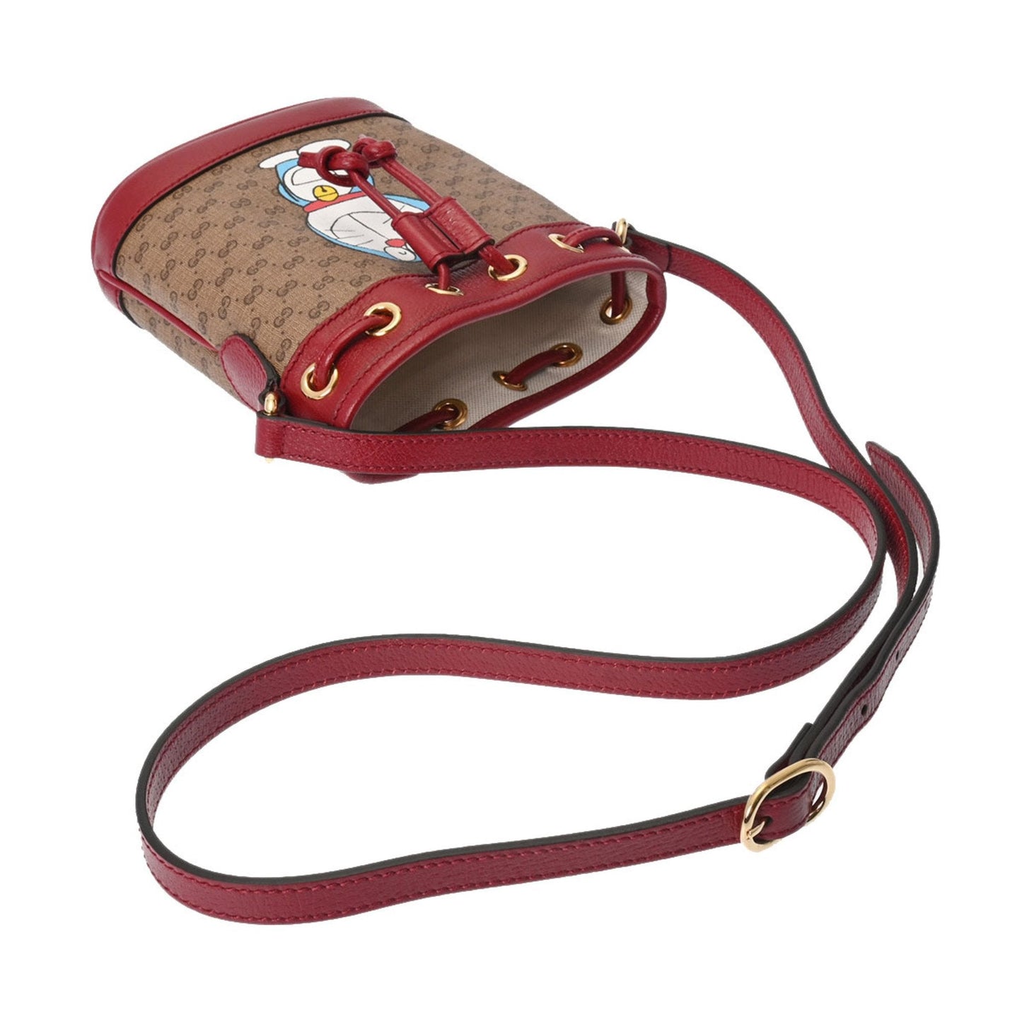 Luxury Gucci Trending 2025 Doraemon Canvas Shoulder Bag ()