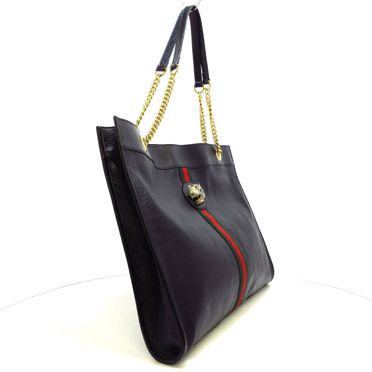 Luxury Gucci Trending 2025 Rajah Leather Tote Bag ()