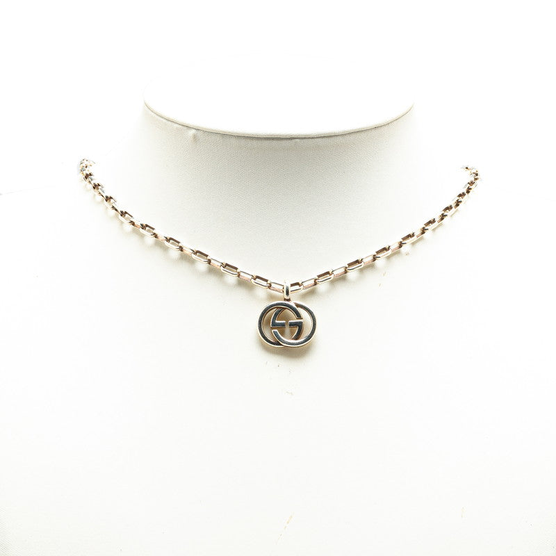 Gucci Interlocking G Silver Necklace