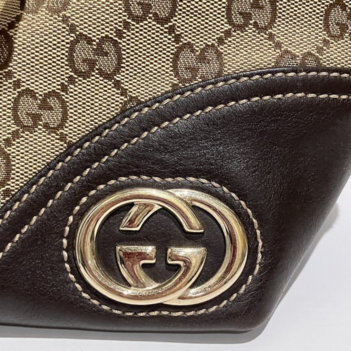 Luxury Gucci Trending 2025 Interlocking G Canvas Tote Bag ()