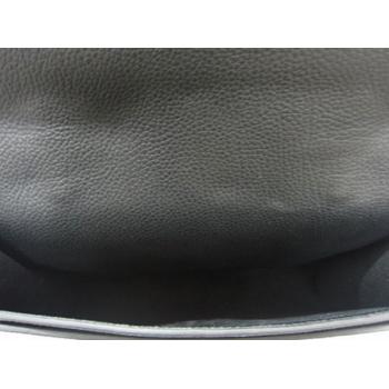 Luxury Hermes Briefcases H1048 Unisex Cow Leather Black