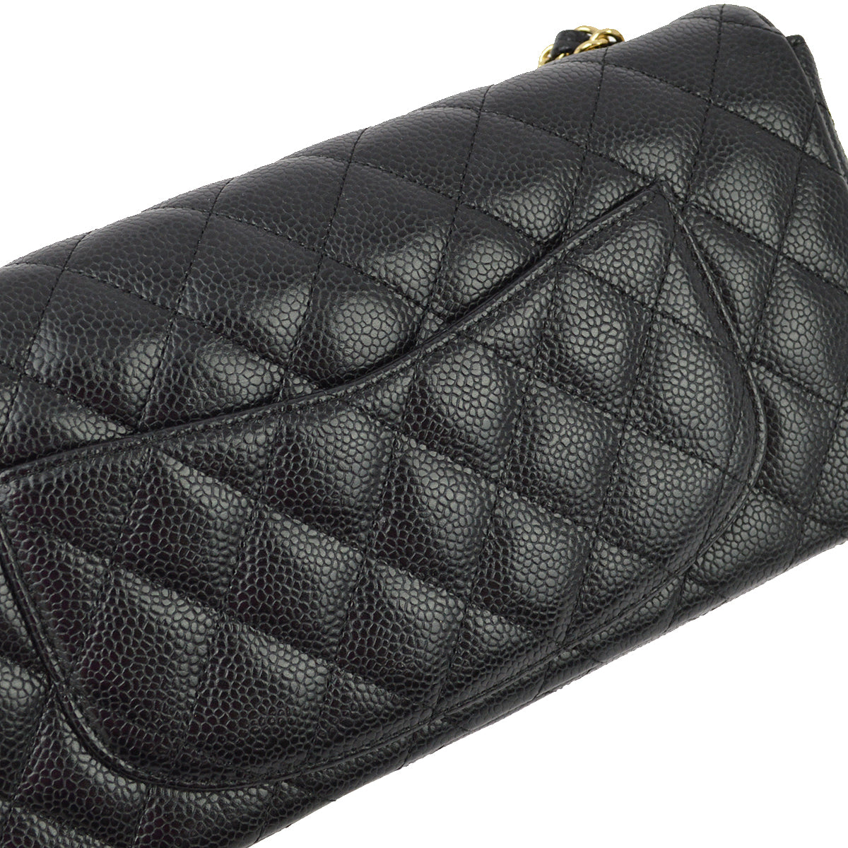 Chanel 2006-2008 Caviar East West Shoulder Bag