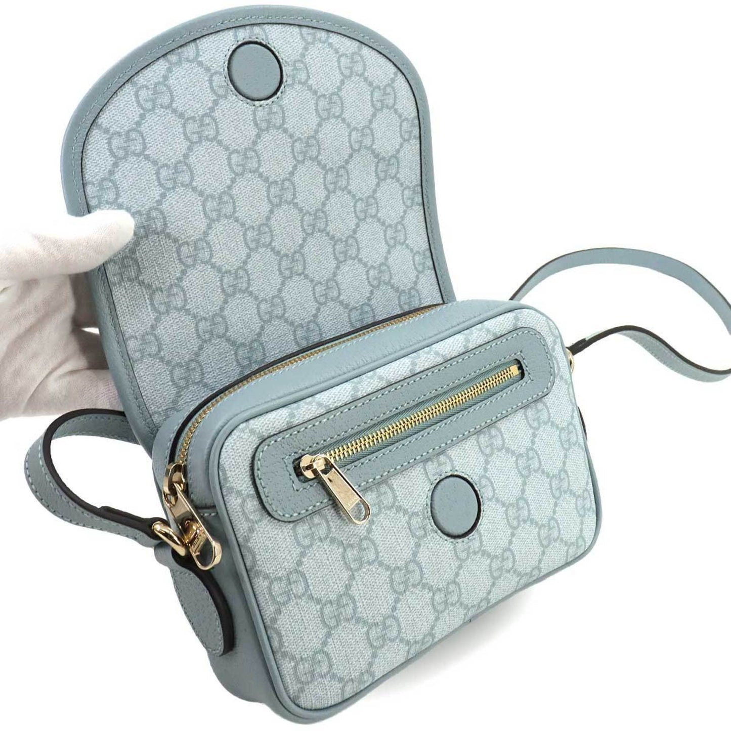 Gucci Ophidia Leather Shoulder Bag ()