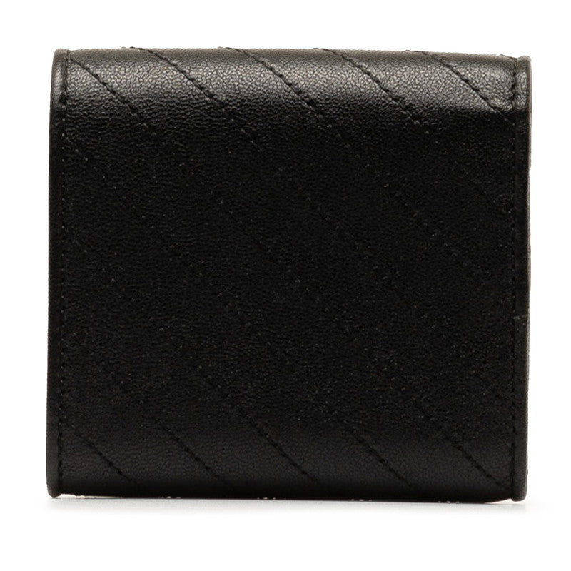 Luxury Gucci Trending 2025 Blonde Interlocking G Double Fold Wallet 760316 AACP7 Black Leather Luxury Gucci Trending 2025