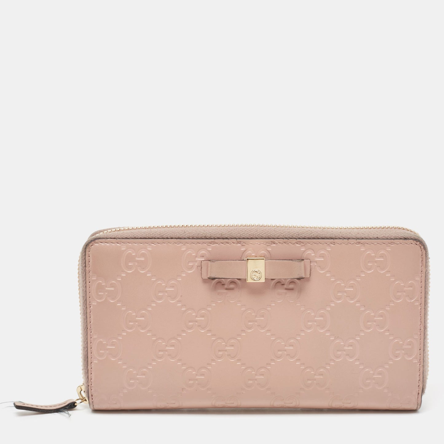 Luxury Gucci Trending 2025 Beige Luxury Gucci Trending 2025ssima Leather Zip Around Continental Wallet