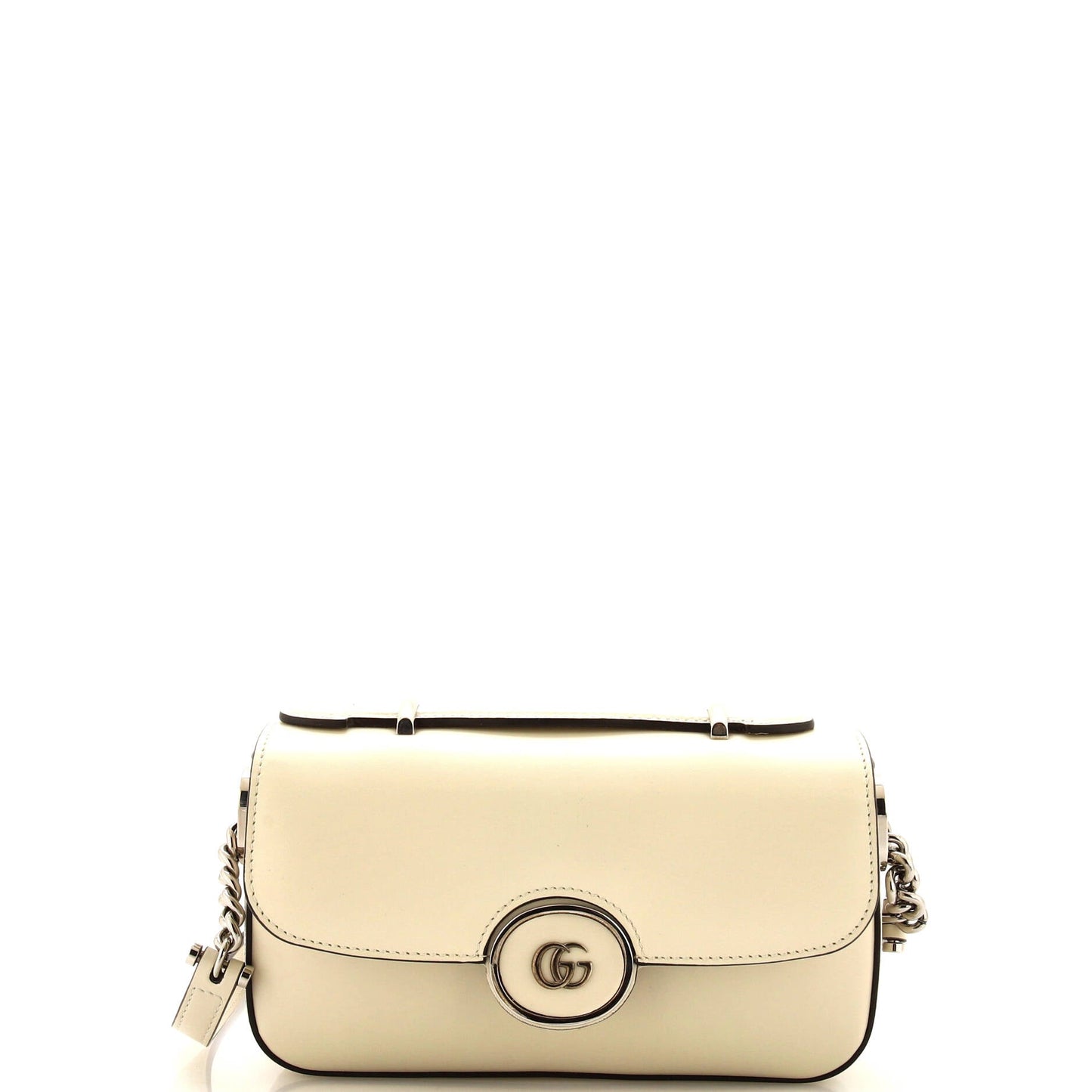 Luxury Gucci Trending 2025 Petite Double GG Logo Shoulder Bag Leather Mini