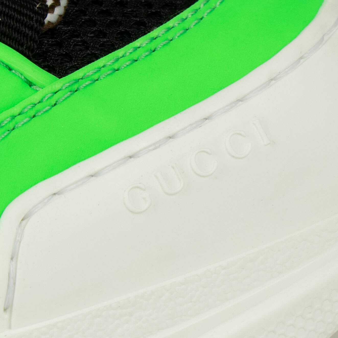 Gucci 'Flashtrek' Reflective Hiking Sneakers Shoes - Neon Green