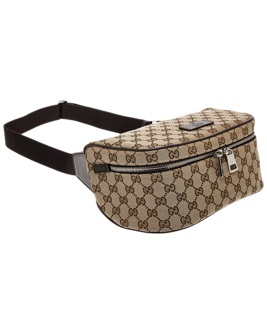 Luxury Gucci Trending 2025 GG Supreme Canvas & Leather Crossbody Belt Bag