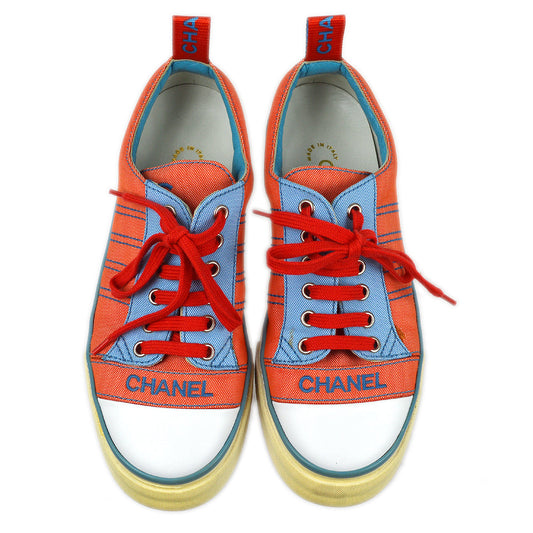 Luxury Chanel Spring 2002 Sport Line Sneakers Shoes #36