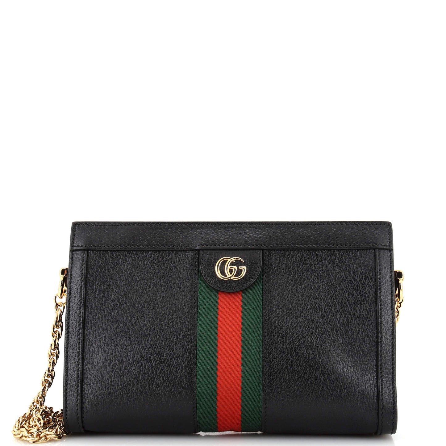 Luxury Gucci Trending 2025 Ophidia Chain Shoulder Bag Leather Small