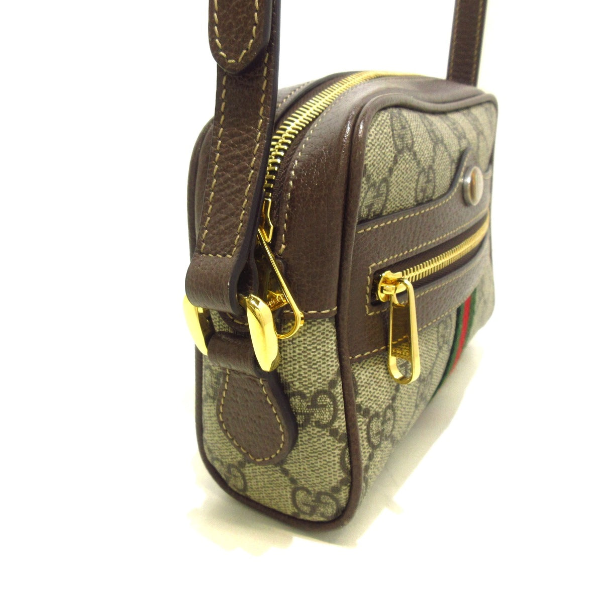 Luxury Gucci Trending 2025 Ophidia Canvas Shoulder Bag ()