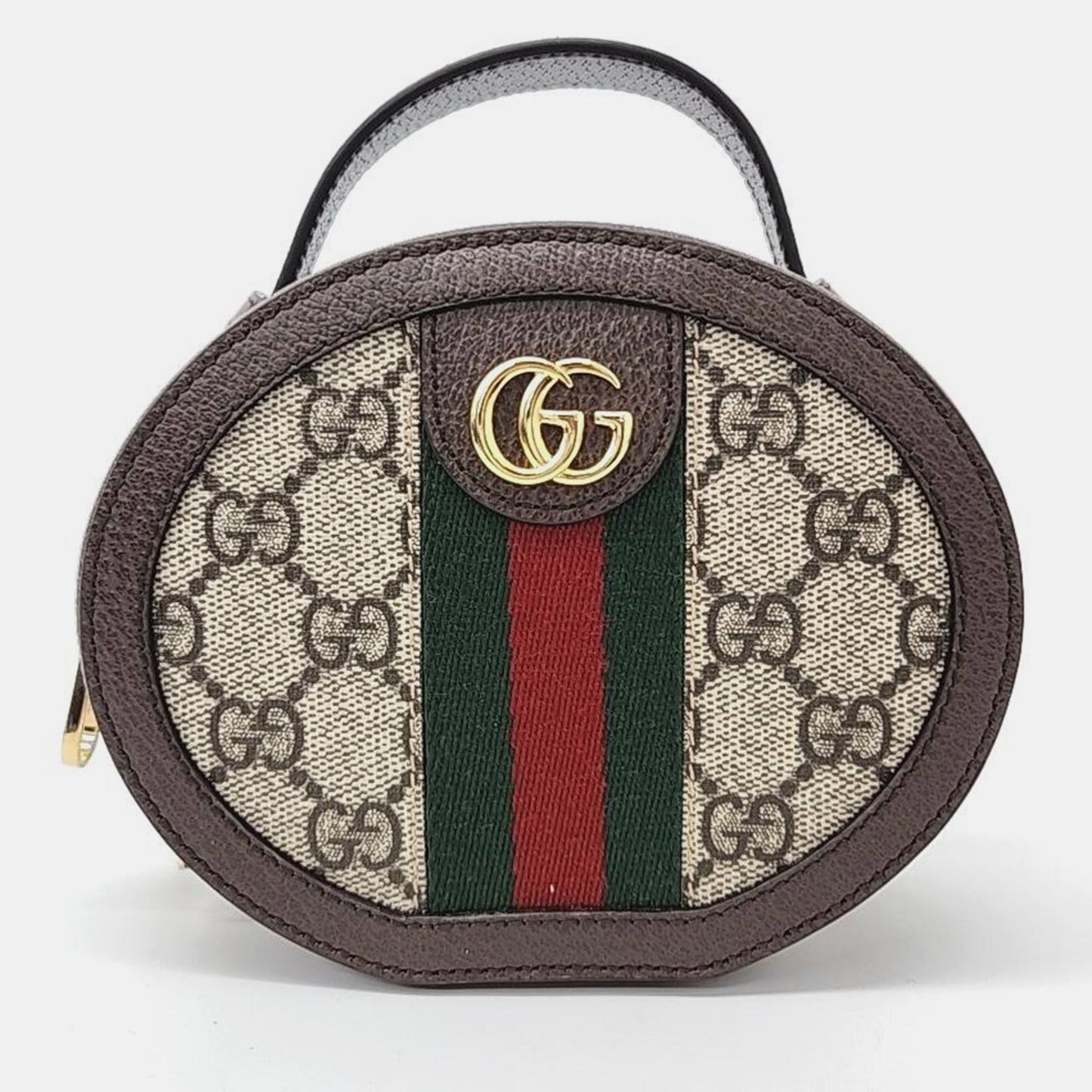 Luxury Gucci Trending 2025 Beige GG Canvas Ophidia Mini Chain Bag