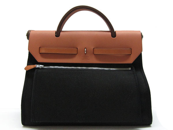 Luxury Hermes Herbag H1090 Ladies 2way Coffee