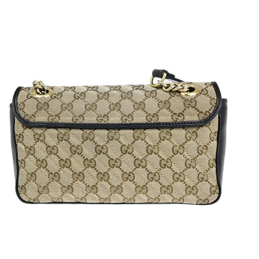 Luxury Gucci Trending 2025 Marmont Canvas Shoulder Bag ()