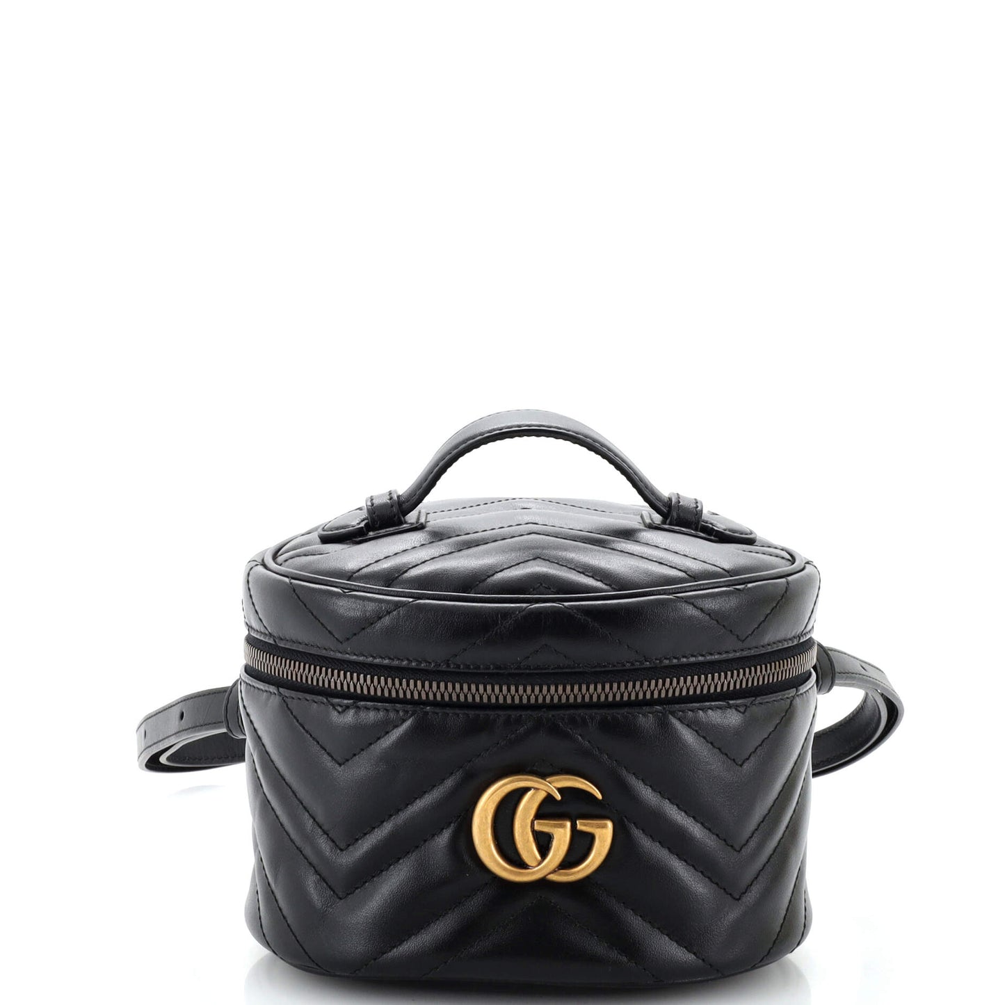 Luxury Gucci Trending 2025 GG Marmont Vanity Backpack Matelasse Leather Mini