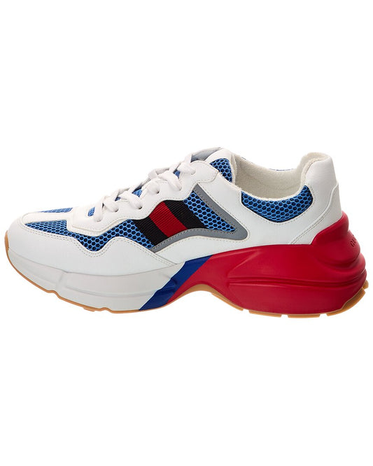 Gucci Leather & Mesh Sneaker