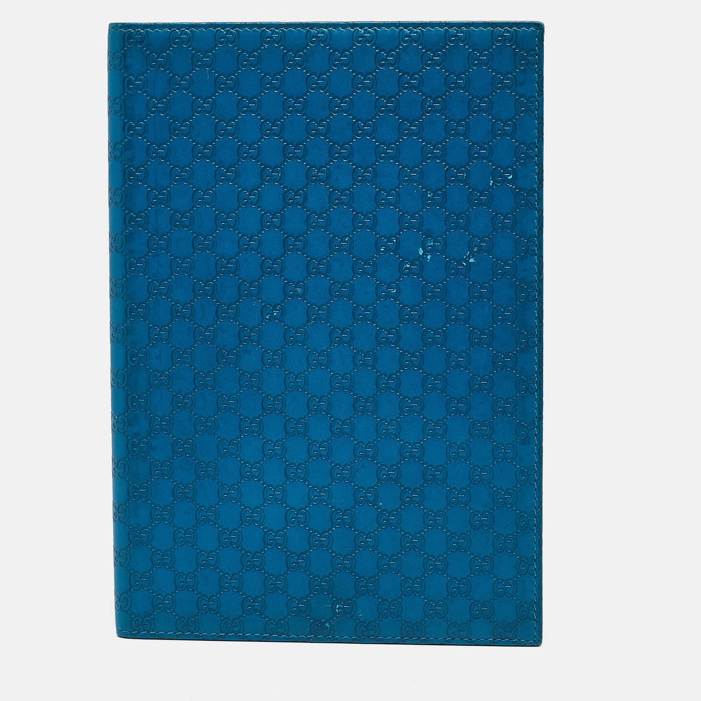 Luxury Gucci Trending 2025 Blue MicroLuxury Gucci Trending 2025ssima Leather Notebook Agenda Cover