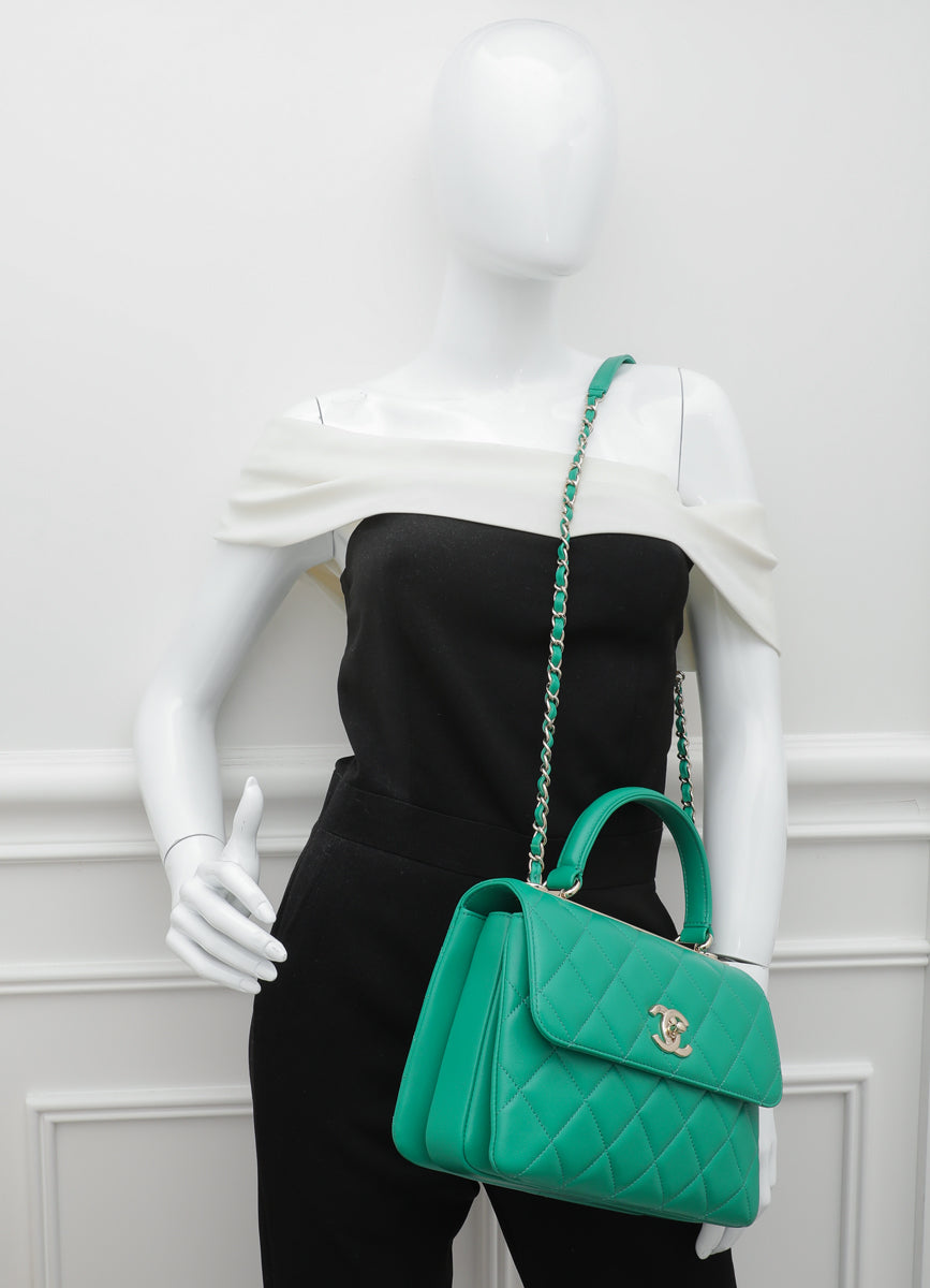 Chanel Green CC Trendy Small Bag