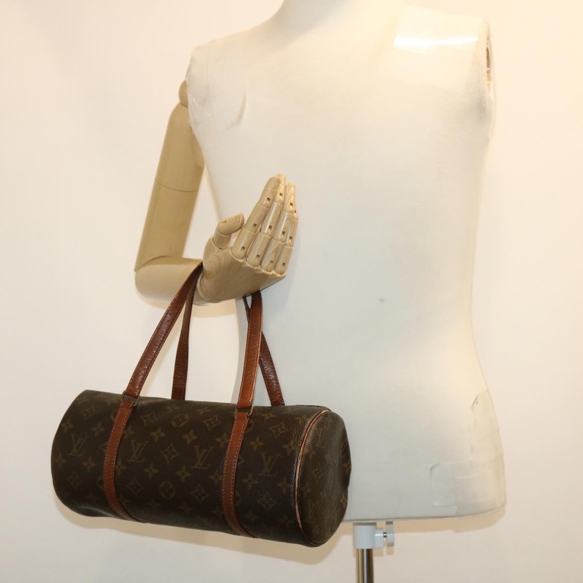 LOUIS VUITTON Monogram Papillon 30 Hand Bag Vintage M51365 LV cl033