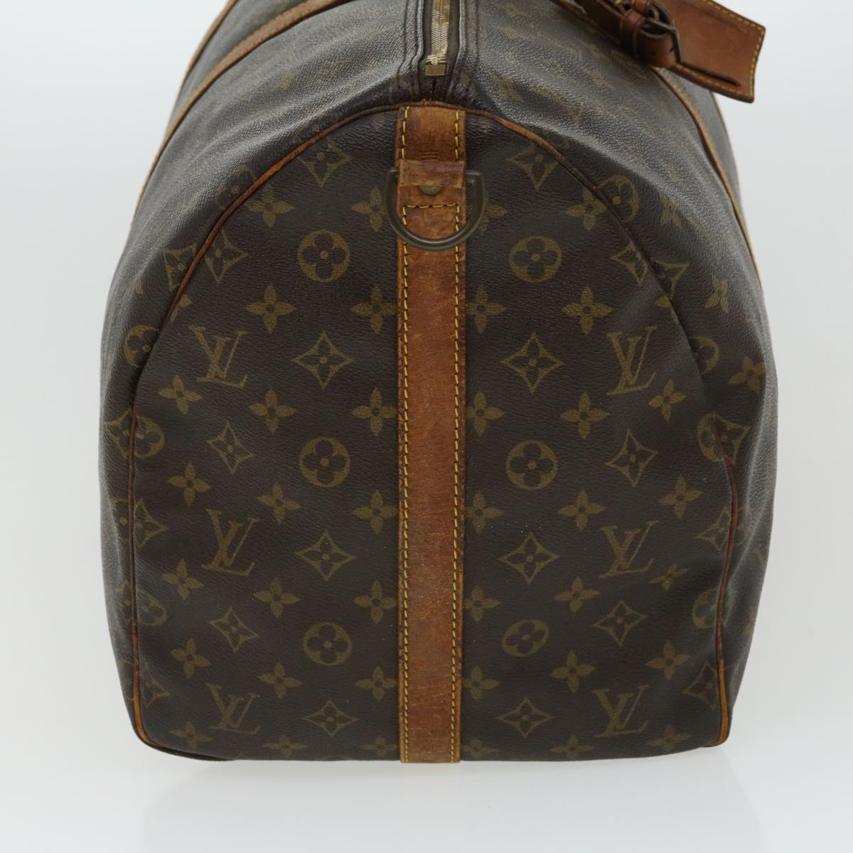 LOUIS VUITTON Monogram Keepall Bandouliere 55 Boston Bag M41414 LV cl151