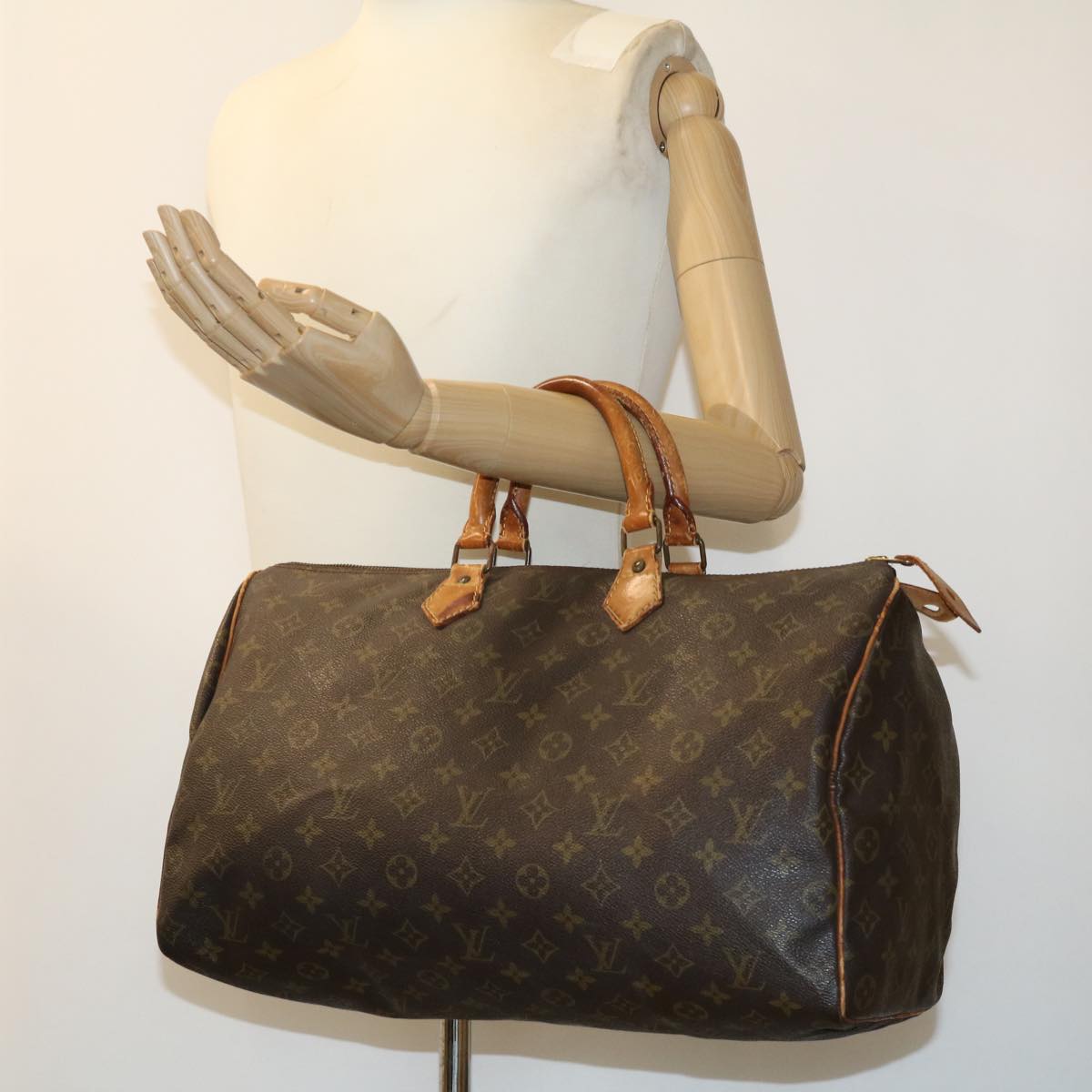 LOUIS VUITTON Monogram Speedy 40 Hand Bag M41522 LV cl159