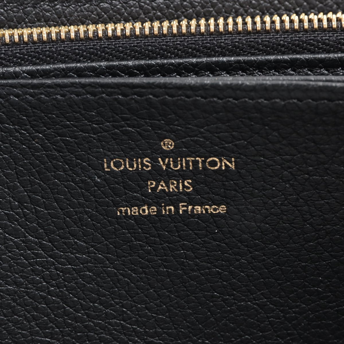 Louis Vuitton Bi-Color Monogram Implant Zippyr Wallet M80481 Noneir Round Zipper Wallet