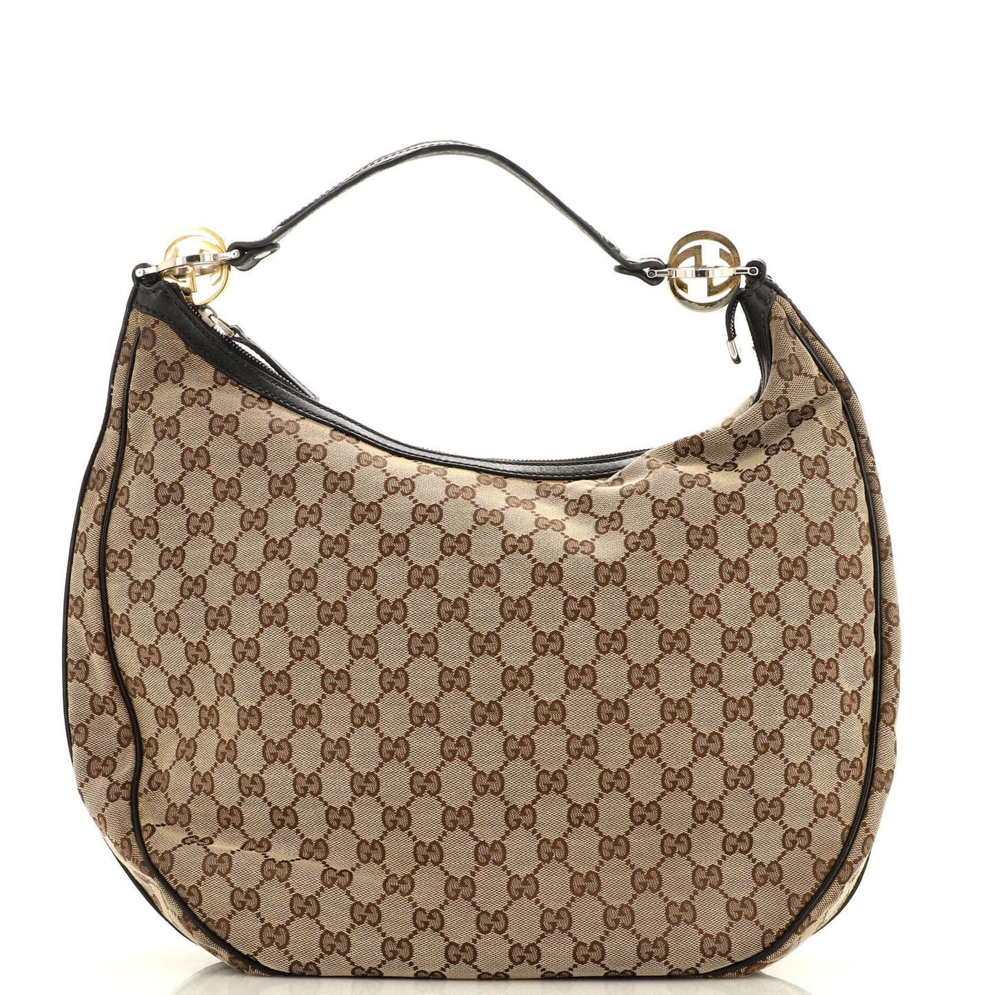 Luxury Gucci Trending 2025 Twins Hobo GG Canvas Medium