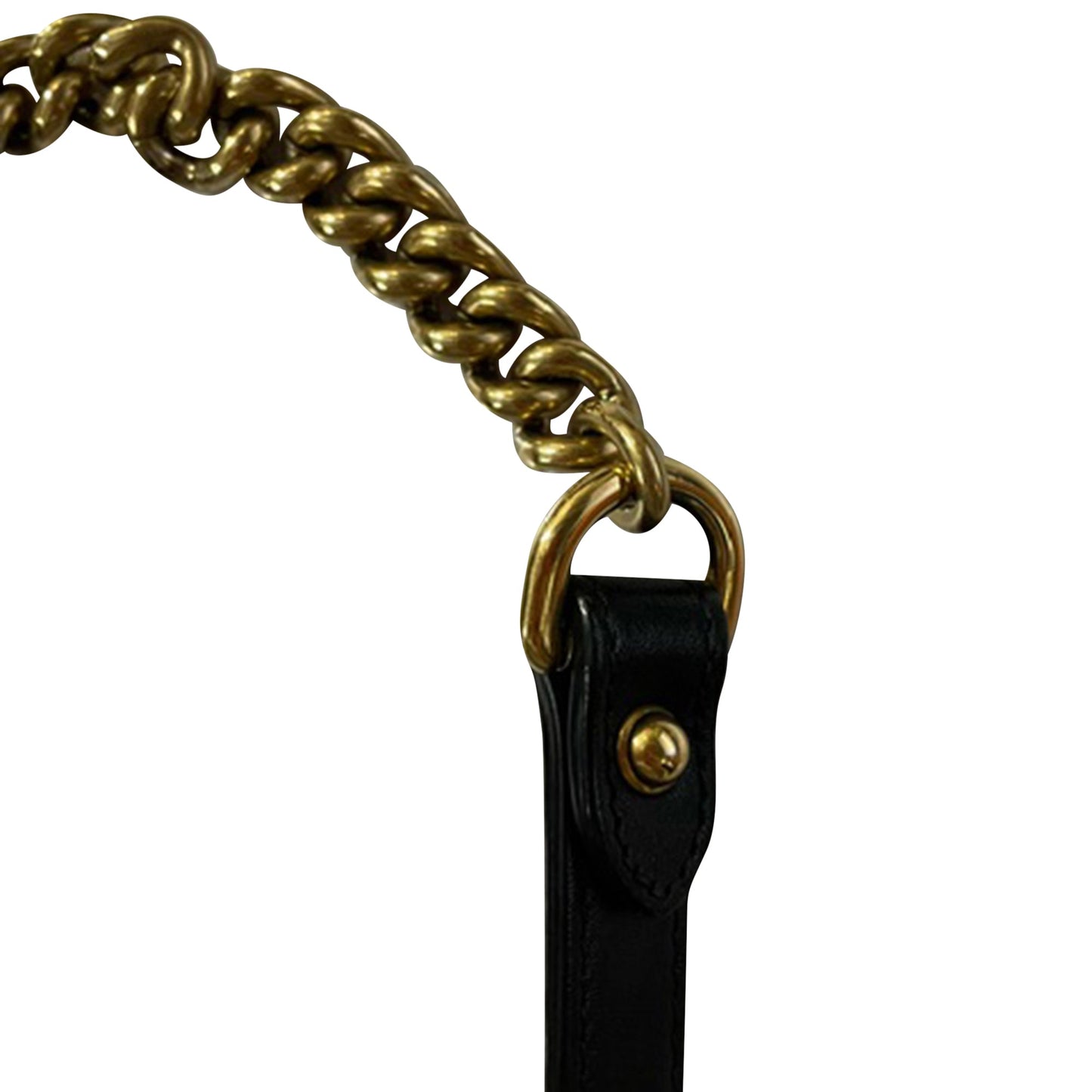 Gucci Marmont Shoulder Bag in Black Leather
