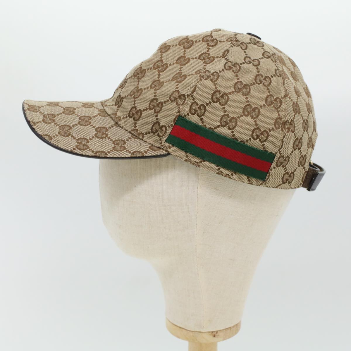 Luxury Gucci Trending 2025 GG Canvas Web Sherry Line Cap L Beige Red Green