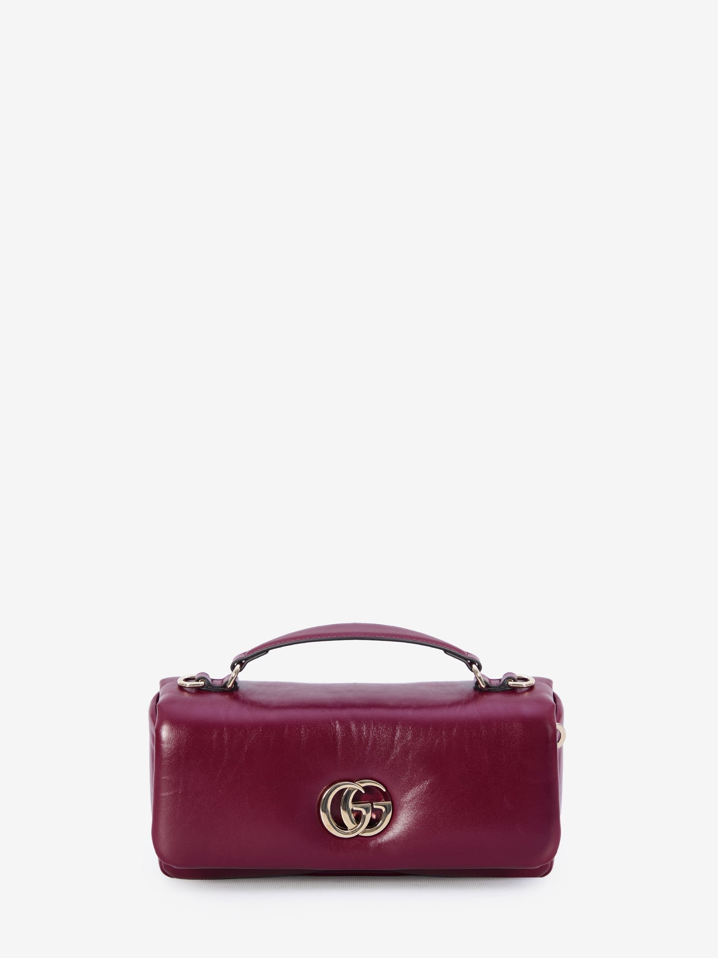 Luxury Gucci Trending 2025 Women's Gg Milano Small Top Handle Bag in Red | 806016AAD5X