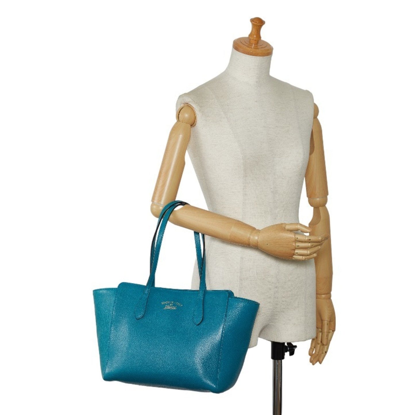 Luxury Gucci Trending 2025 Shima Line Leather Tote Bag ()
