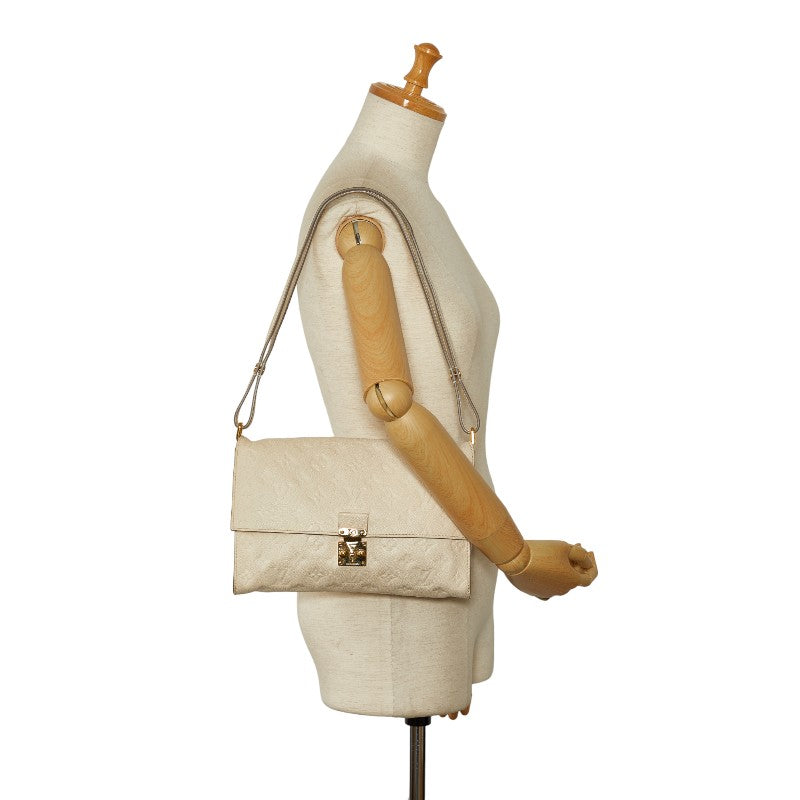 Louis Vuitton M40807 White Leather Louis Vuitton M40807 White Leather Ladies Louis Vuitton