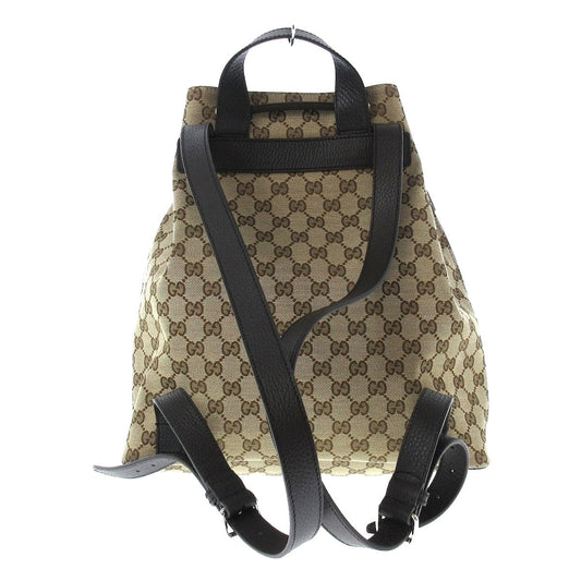 Luxury Gucci Trending 2025 Gg Pattern Canvas Backpack Bag ()