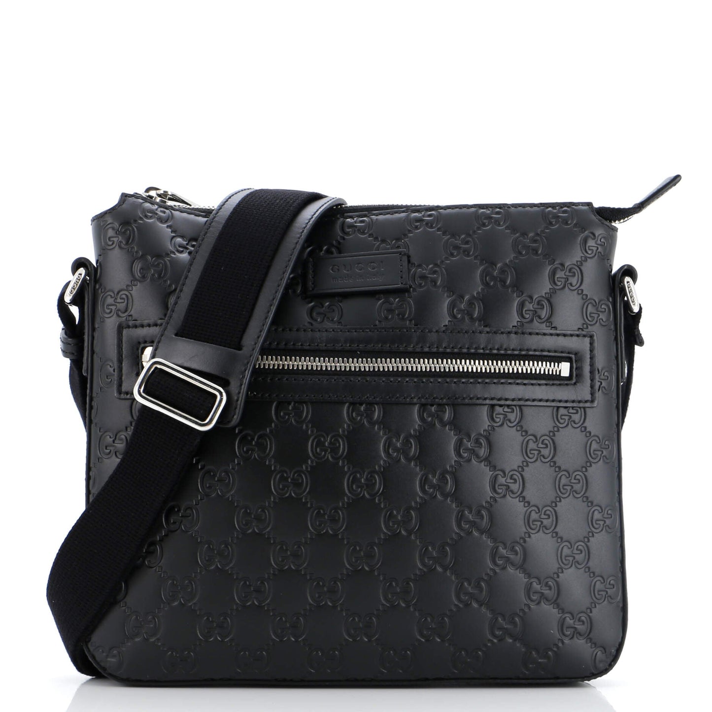 Luxury Gucci Trending 2025 Signature Zip Messenger Bag Luxury Gucci Trending 2025ssima Leather Small