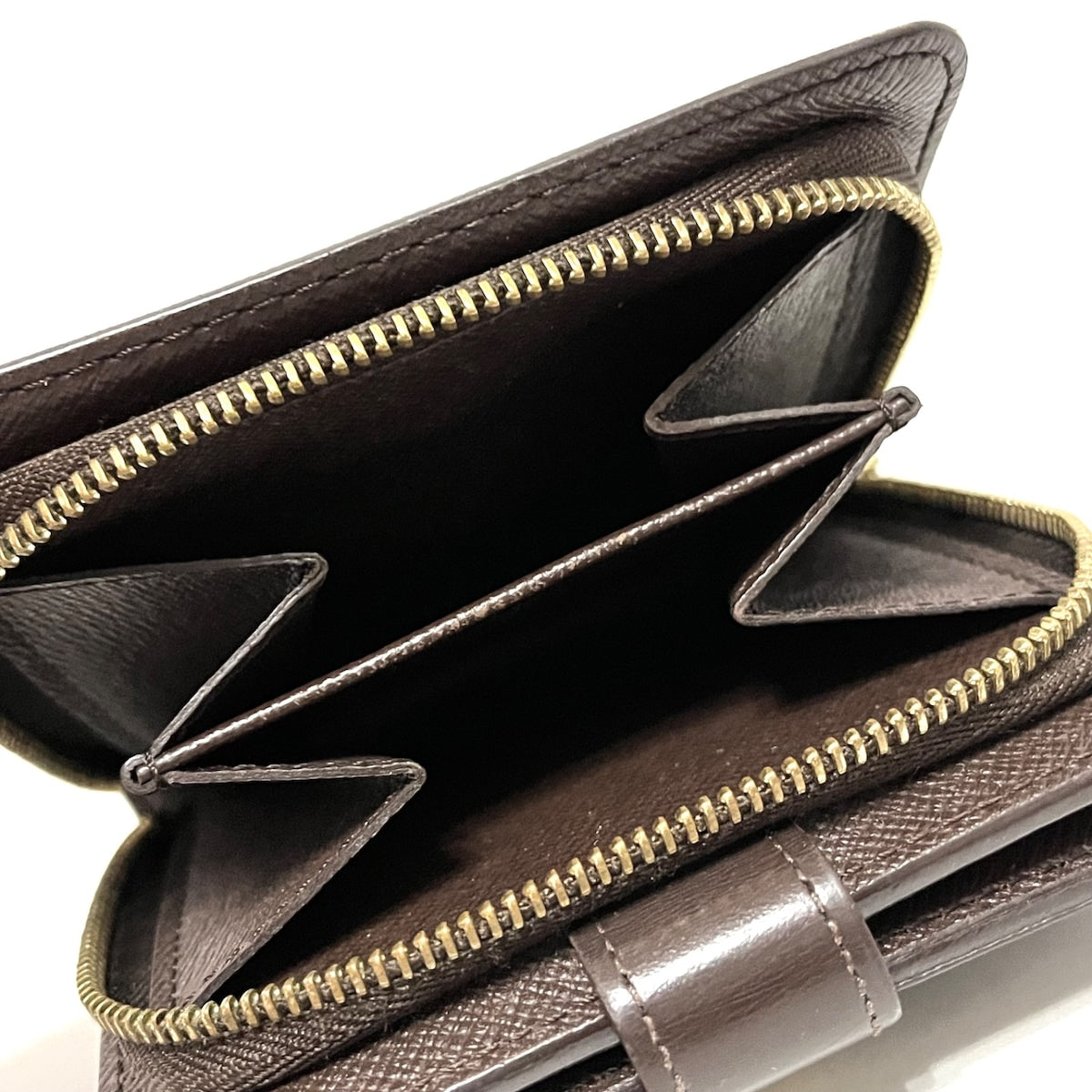 Louis Vuitton Compact Zip Canvas Wallet ()