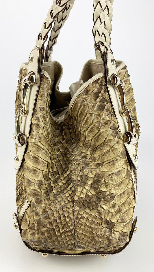 Luxury Gucci Trending 2025 Python Pelham Shoulder Bag