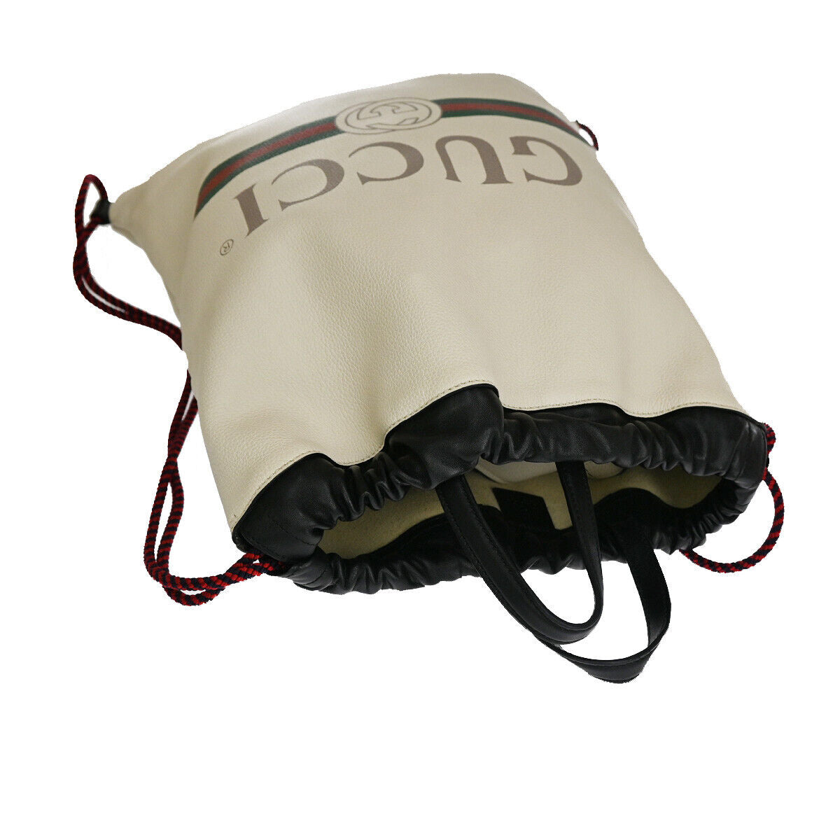 Luxury Gucci Trending 2025 Drawstring Leather Backpack Bag ()