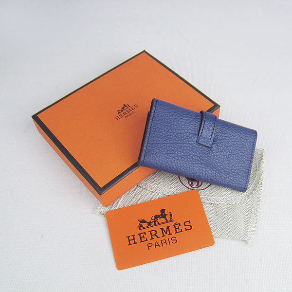 Luxury Hermes Wallet H022 Ladies Blue