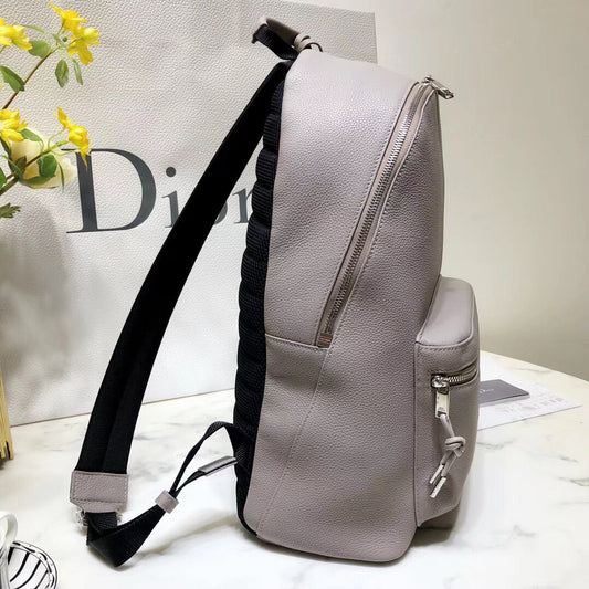 Luxury DiorRider Rucksack Backpack In Beige Calfskin