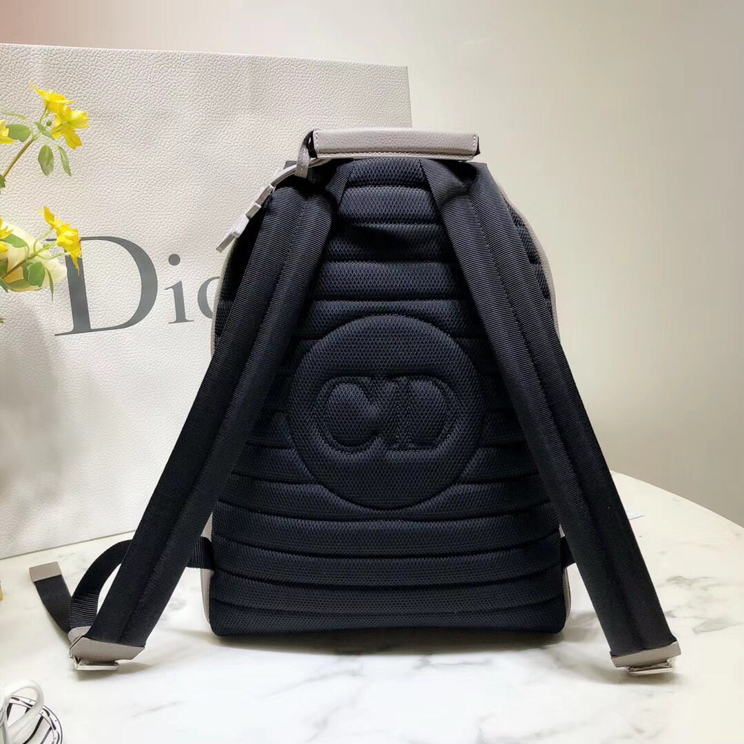 Luxury DiorRider Rucksack Backpack In Beige Calfskin