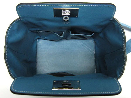 Luxury Hermes Toolbox H1220M Ladies Blue
