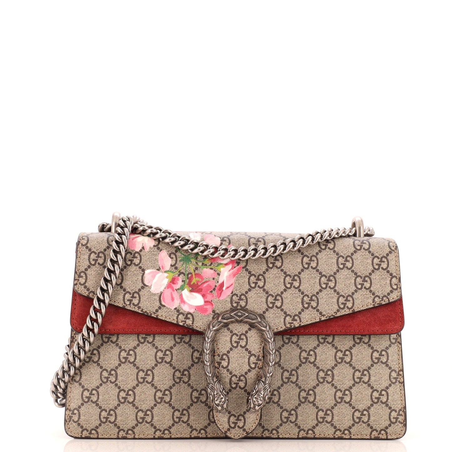 Luxury Gucci Trending 2025 Dionysus Bag Blooms Print GG Coated Canvas Small