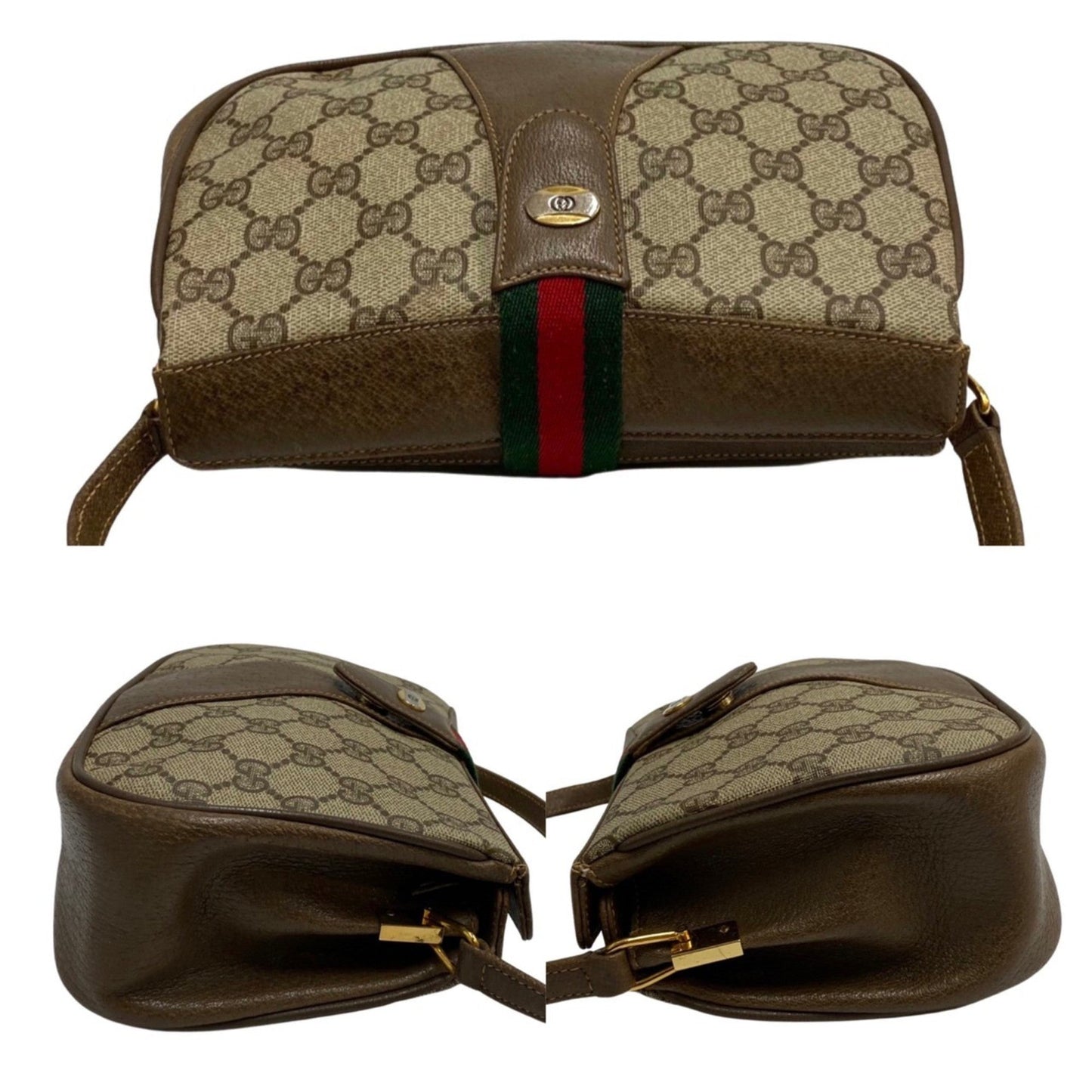 Luxury Gucci Trending 2025 Ophidia Canvas Shoulder Bag ()