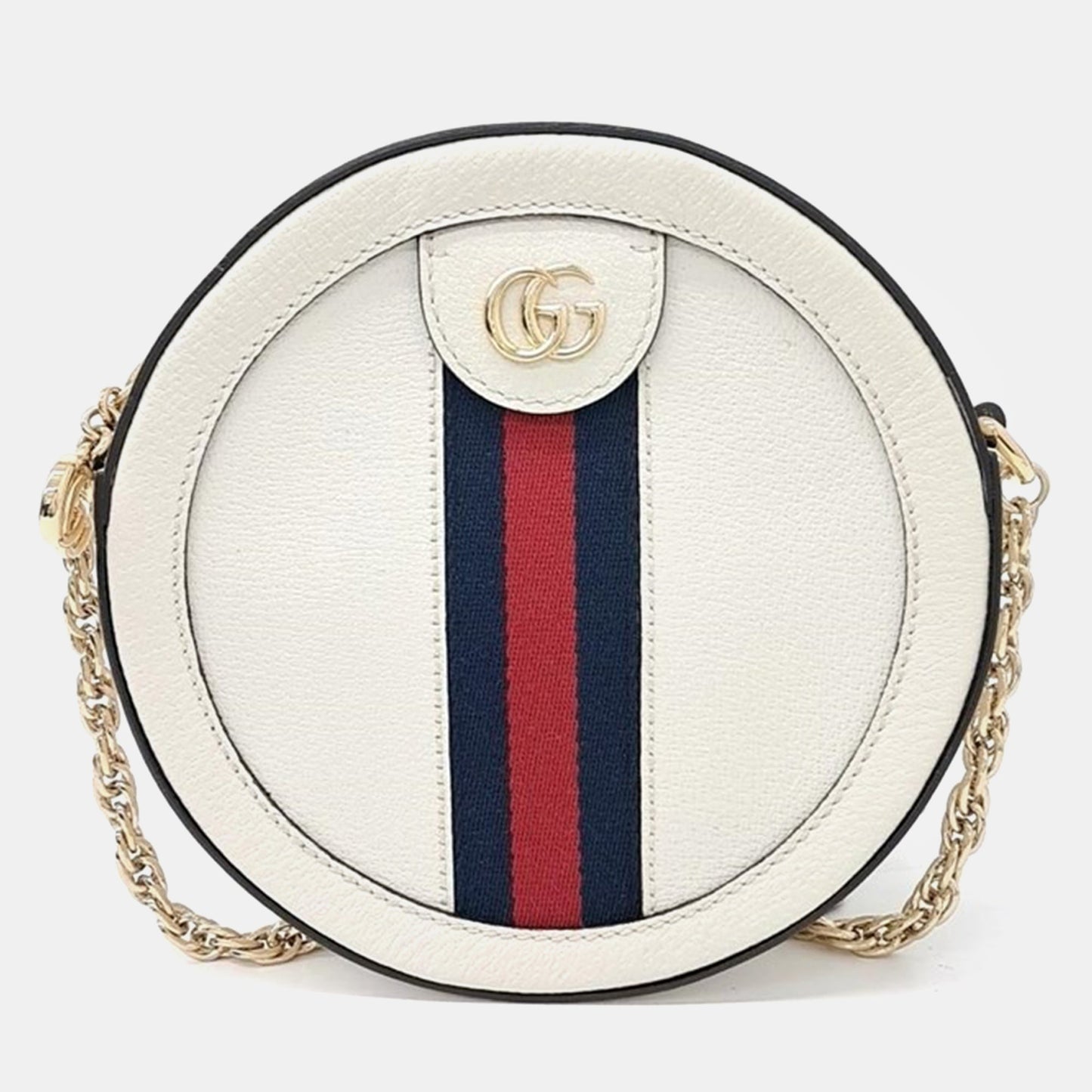 Luxury Gucci Trending 2025 Off White Leather Mini Ophidia Crossbody Bag