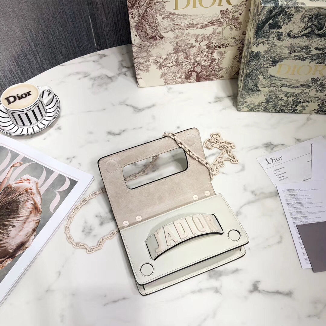 Luxury DiorMini J'ALuxury DiorBag In White Ultra Matte Calfskin