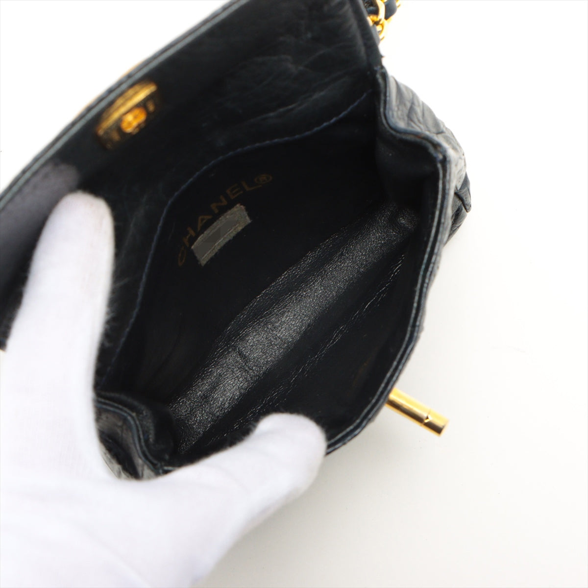 Chanel Coco Crocodile Waistport Navy G 0st ing Tools