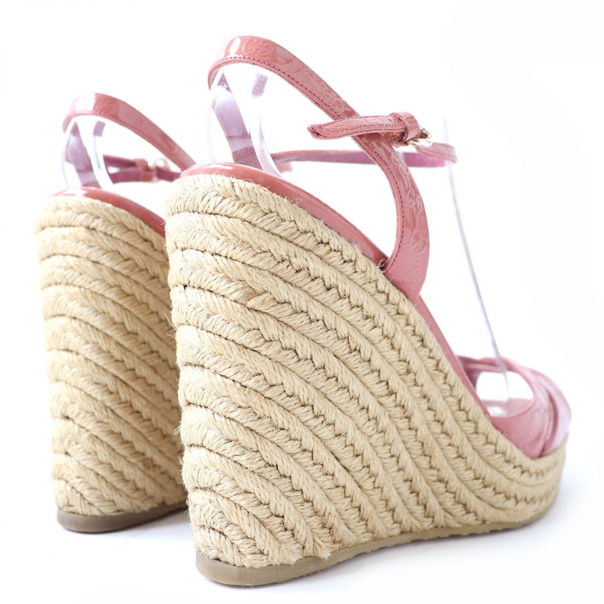 Luxury Gucci Trending 2025 Micro Luxury Gucci Trending 2025ssima Patent Leather Wedge Sandals