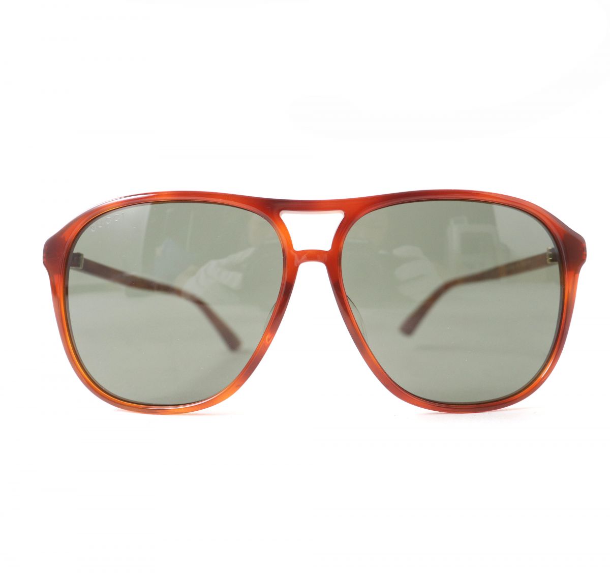 Luxury Gucci Trending 2025 GG0016SA Sherry Line Sunglasses Brown Gold