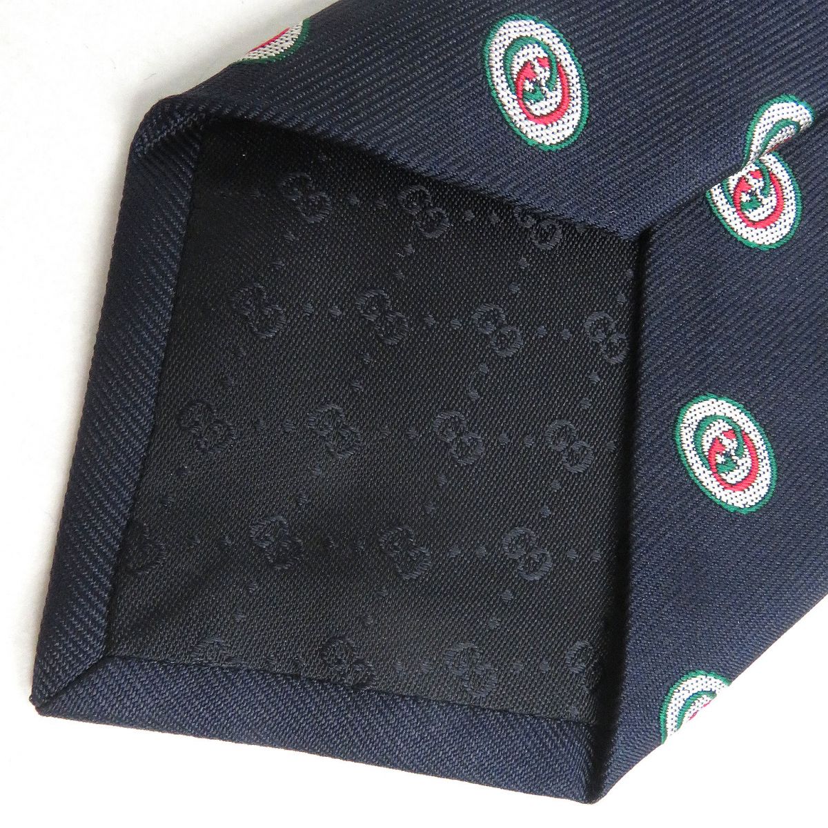 Luxury Gucci Trending 2025 Silk GGPattern Jacquard Tie Navy