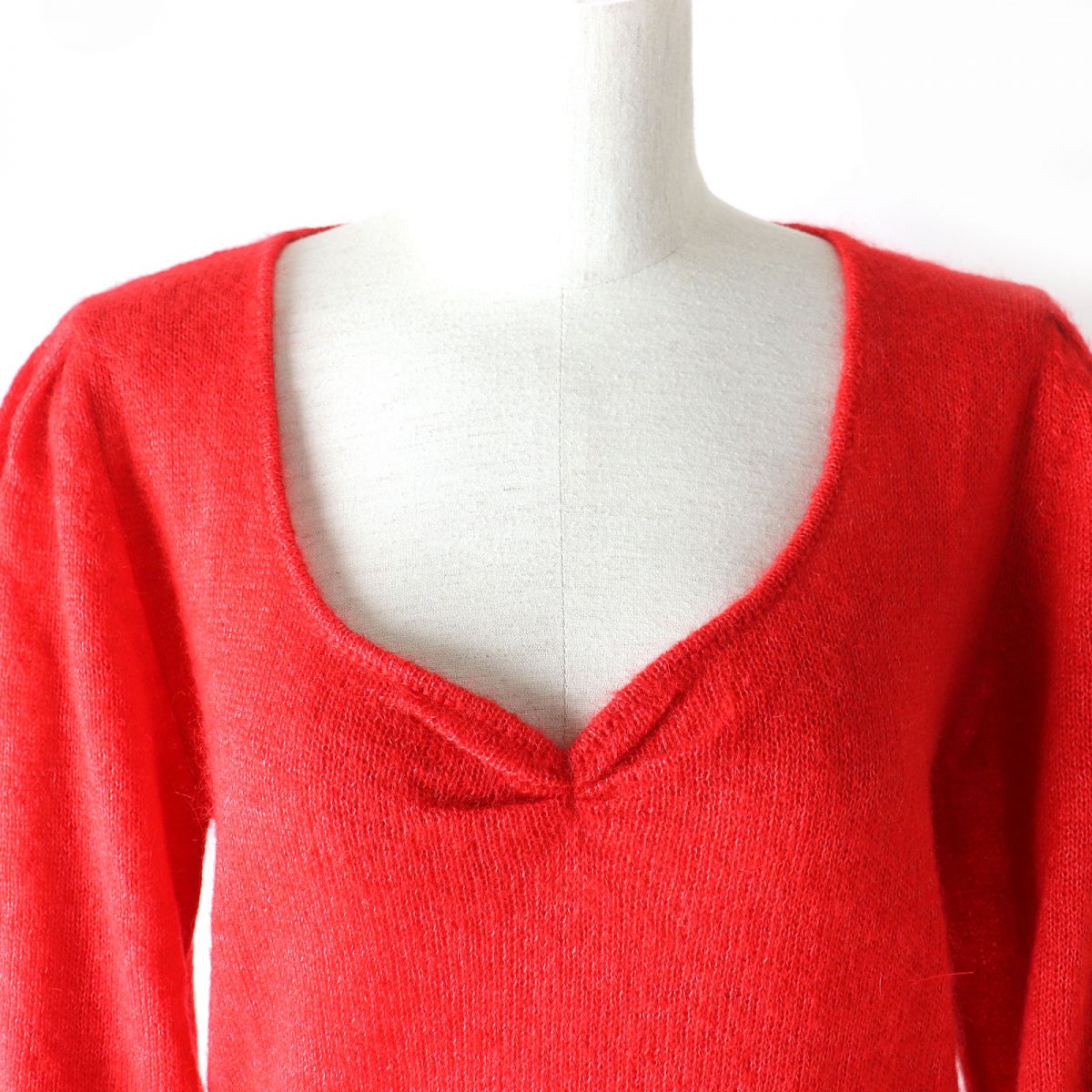 Luxury Gucci Trending 2025 Mohair Silk Wool Feather Fur Sweater M